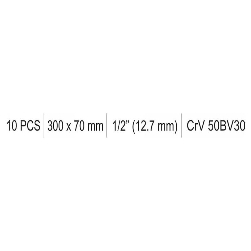 YATO L-alakú hajtókar 1/2' 300 x 70 mm (YT-12439)