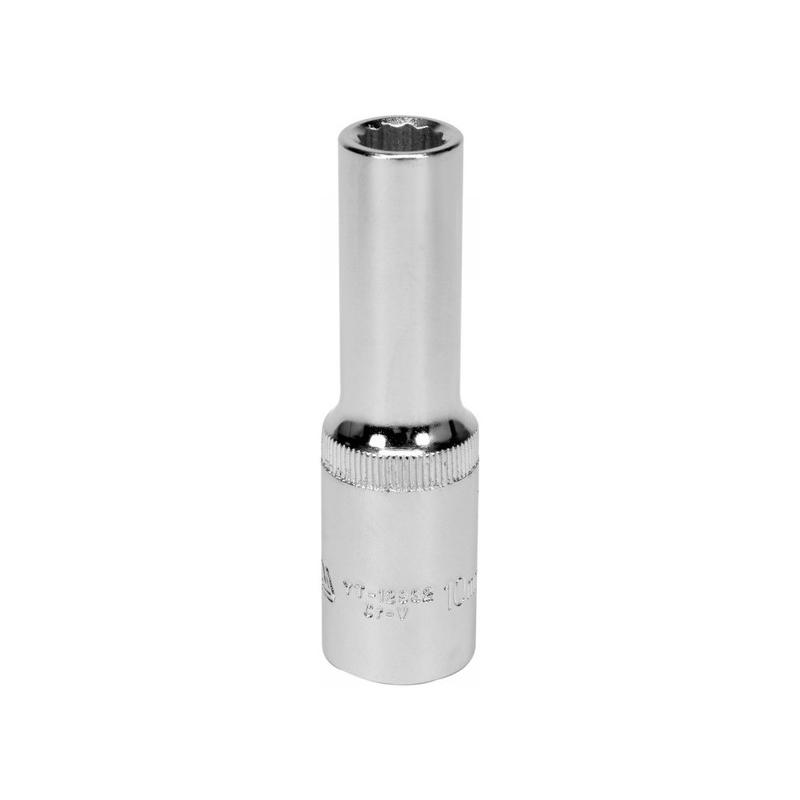 YATO Hosszú dugókulcs 12 szögletű 1/2' 10 mm CrV (YT-12932)