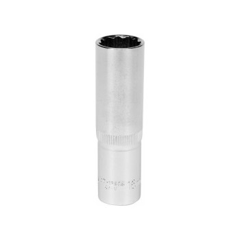 YATO Hosszú dugókulcs 12 szögletű 1/2' 16 mm CrV (YT-12938)