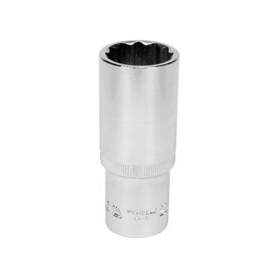YATO Hosszú dugókulcs 12 szögletű 1/2' 23 mm CrV (YT-12945)