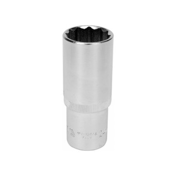 YATO Hosszú dugókulcs 12 szögletű 1/2' 24 mm CrV (YT-12946)