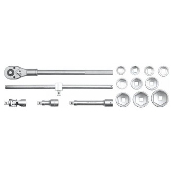 YATO Dugókulcs készlet 15 részes 3/4' 30-60 mm CrV (YT-1334)