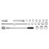 YATO Dugókulcs készlet 20 részes 3/4' 19-50 mm CrV (YT-1335) YATO Dugókulcs készlet 20 részes 3/4' 19-50 mm CrV (YT-1335)
