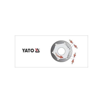 YATO Hosszú dugókulcs 1/4' 4,5 mm CrV (YT-1414)