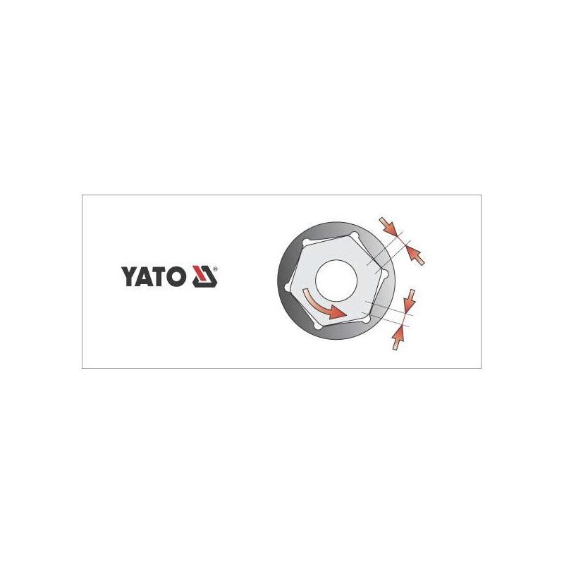 YATO Hosszú dugókulcs 1/4' 4,5 mm CrV (YT-1414)