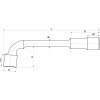 YATO Pipakulcs 14 mm / 162 mm CrV (YT-1634) YATO Pipakulcs 14 mm / 162 mm CrV (YT-1634)