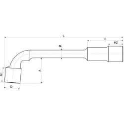YATO Pipakulcs 14 mm / 162 mm CrV (YT-1634) YATO Pipakulcs 14 mm / 162 mm CrV (YT-1634)
