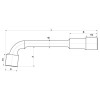 YATO Pipakulcs 19 mm / 207 mm CrV (YT-1639) YATO Pipakulcs 19 mm / 207 mm CrV (YT-1639)