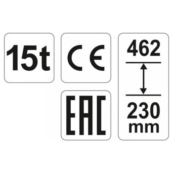 YATO Hidraulikus emelő 15t (YT-17006)
