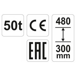 YATO Hidraulikus emelő 50t (YT-17009) YATO Hidraulikus emelő 50t (YT-17009)