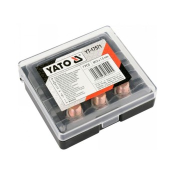 YATO Olajleeresztő csavar menetjavító készlet 7 részes M13x1,5 mm (YT-17571) YATO Olajleeresztő csavar menetjavító készlet 7 részes M13x1,5 mm (YT-17571)