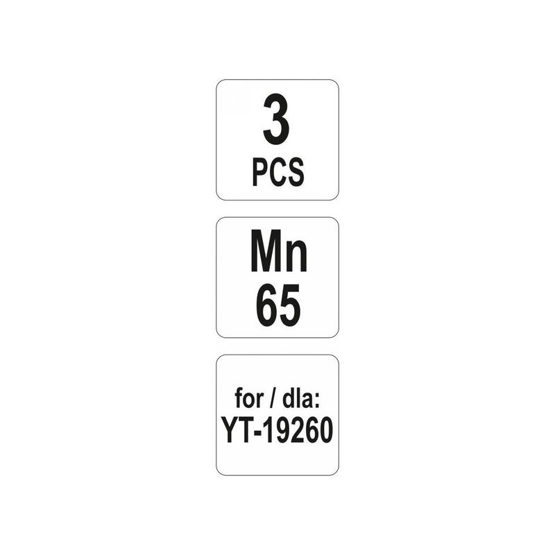 YATO Tartalék penge YT-19260 lemezvágó ollóhoz (YT-19261) YATO Tartalék penge YT-19260 lemezvágó ollóhoz (YT-19261)