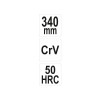 YATO Hosszúcsőrű fogó egyenes 340 mm CrV (YT-20400)