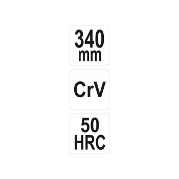 YATO Hosszúcsőrű fogó egyenes 340 mm CrV (YT-20400)
