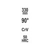YATO Hajlított csőrű fogó 90° 330 mm CrV (YT-20402)