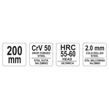YATO Harapófogó 200 mm (YT-2052)
