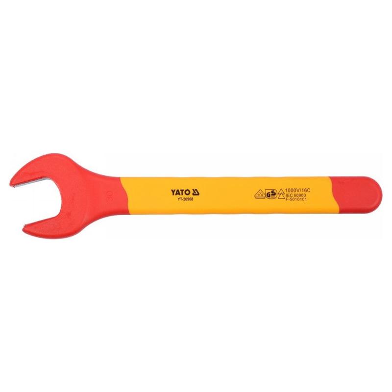 YATO Villáskulcs 30 mm / 290 mm 1000 V-ig szigetelt CrV (YT-20968)