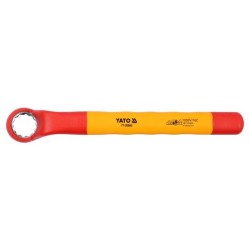 YATO Hajlított csillagkulcs 22 mm / 245 mm 1000 V-ig szigetelt CrV (YT-20995) YATO Hajlított csillagkulcs 22 mm / 245 mm 1000 V-ig szigetelt CrV (YT-20995)