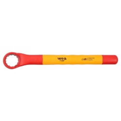 YATO Hajlított csillagkulcs 27 mm / 290 mm 1000 V-ig szigetelt CrV (YT-20997) YATO Hajlított csillagkulcs 27 mm / 290 mm 1000 V-ig szigetelt CrV (YT-20997)