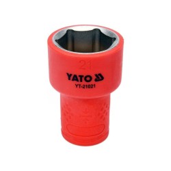 YATO Szigetelt dugókulcs 3/8' 21 mm 1000 V CrV (YT-21021)