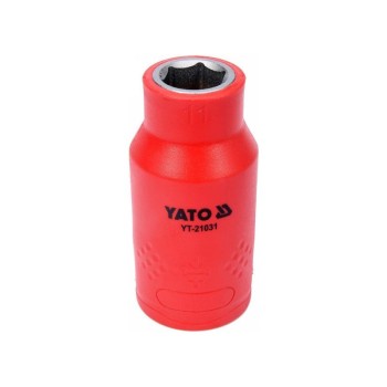 YATO Szigetelt dugókulcs 1/2' 11 mm 1000 V CrV (YT-21031) YATO Szigetelt dugókulcs 1/2' 11 mm 1000 V CrV (YT-21031)