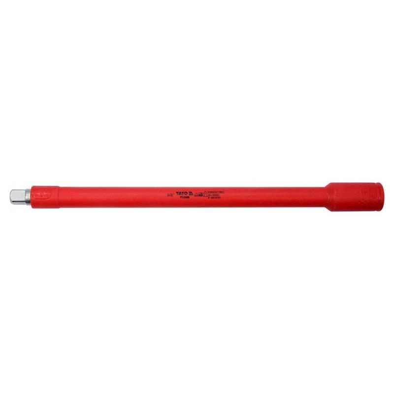 YATO Szigetelt dugókulcs toldószár 3/8' 250 mm 1000 V CrV (YT-21056)