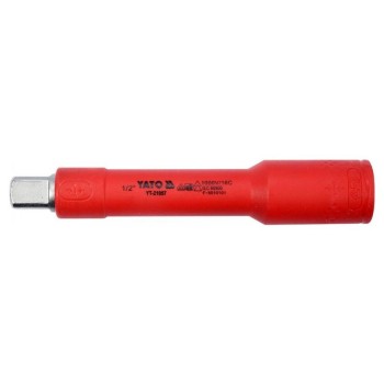 YATO Szigetelt dugókulcs toldószár 1/2' 125 mm 1000 V CrV