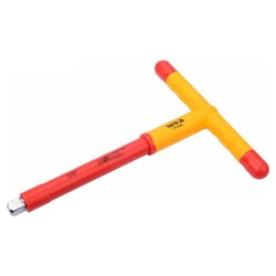 YATO T-alakú hajtókar 3/8' 1000 V-ig szigetelt CrV (YT-21095) YATO T-alakú hajtókar 3/8' 1000 V-ig szigetelt CrV (YT-21095)