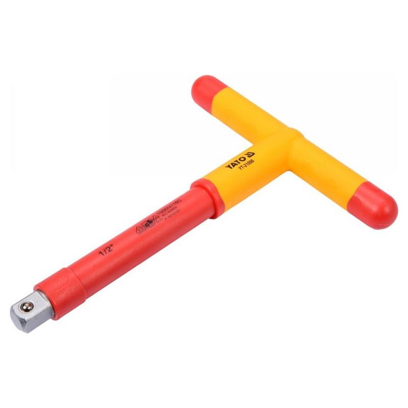 YATO T-alakú hajtókar 1/2' 1000 V-ig szigetelt CrV (YT-21096)