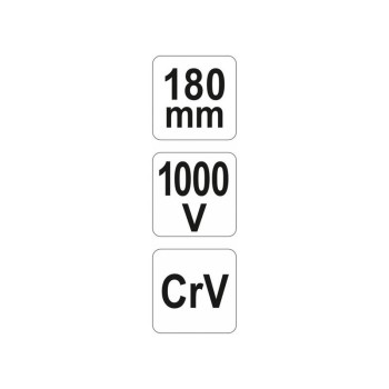 YATO Kombinált fogó 180 mm 1000 V-ig szigetelt (YT-21152)
