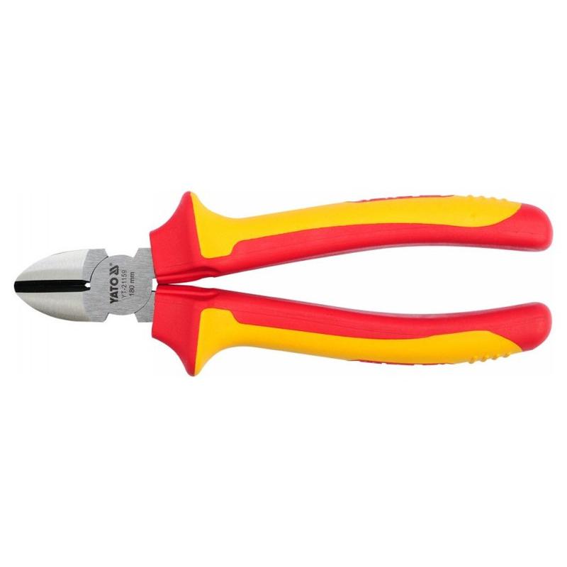 YATO Oldalcsípő fogó 180 mm 1000 V-ig szigetelt (YT-21159) YATO Oldalcsípő fogó 180 mm 1000 V-ig szigetelt (YT-21159)
