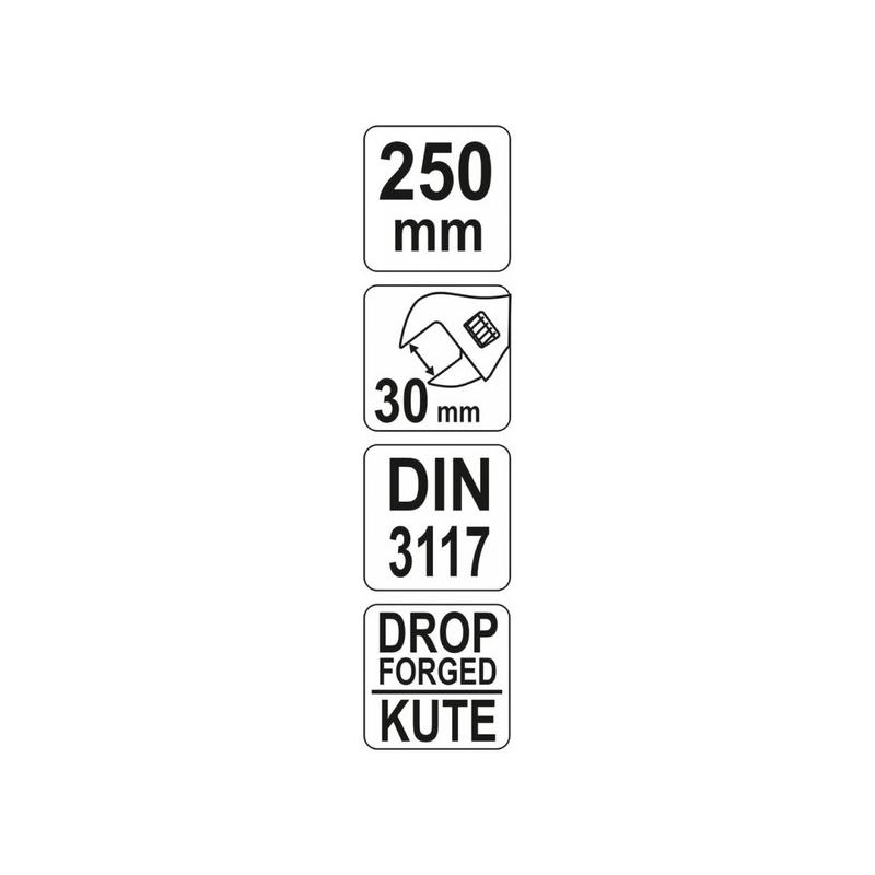 YATO Állítható villáskulcs 0-29 / 250 mm (YT-21652)