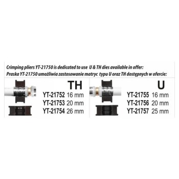 YATO Krimpelő készlet 4 részes Pex-AL-Pexcsövekhez (YT-21750)