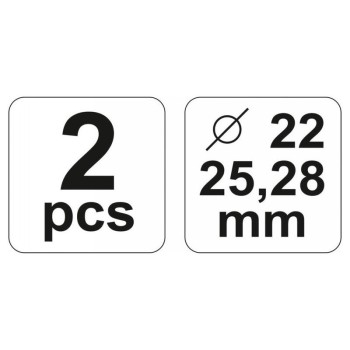 YATO Peremező készlet 3 részes fék és hidraulikacsőhöz (22-25-28 mm) (YT-2182) YATO Peremező készlet 3 részes fék és hidraulikacsőhöz (22-25-28 mm) (YT-2182)
