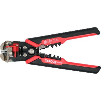 YATO Krimpelő és blankolófogó 225 mm/0,2-6,0 mm2 (YT-22703)