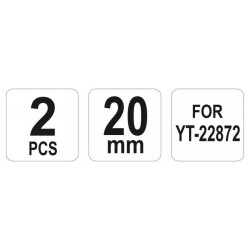 YATO Pótél hidraulikus betonvas vágóhoz YT-22872 (2 db/cs) (YT-22875)