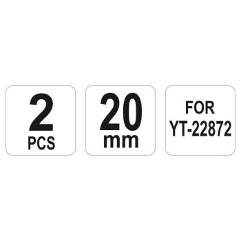 YATO Pótél hidraulikus betonvas vágóhoz YT-22872 (2 db/cs) (YT-22875)