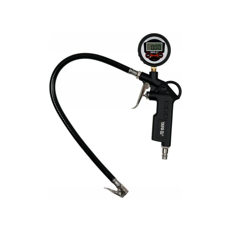 YATO Kerékfúvató pisztoly LCD nyomásmérővel 1/4' (YT-23702)