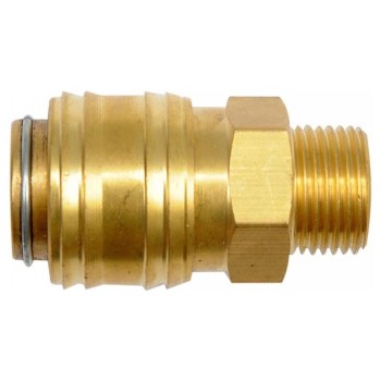 YATO Pneumatikus gyorscsatlakozó 3/8' x 1/4' sárgaréz (YT-24095) YATO Pneumatikus gyorscsatlakozó 3/8' x 1/4' sárgaréz (YT-24095)