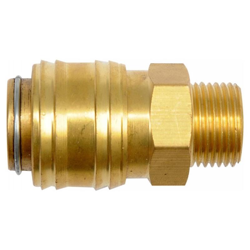 YATO Pneumatikus gyorscsatlakozó 3/8' x 1/4' sárgaréz (YT-24095) YATO Pneumatikus gyorscsatlakozó 3/8' x 1/4' sárgaréz (YT-24095)