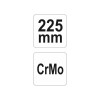 YATO Hosszúcsőrű önzáró fogó 225 mm (YT-2460)