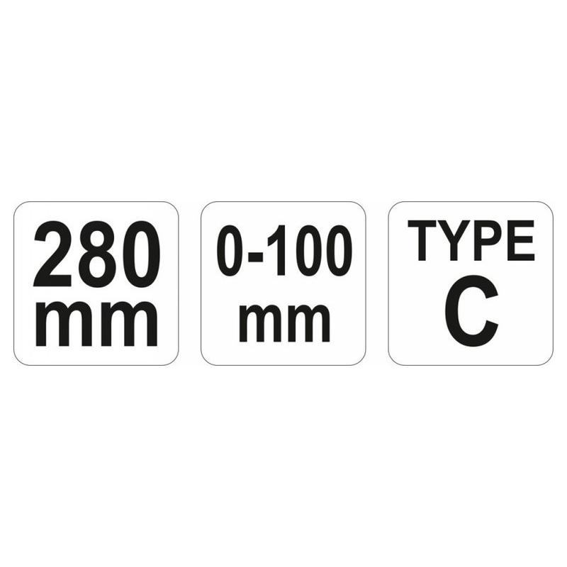 YATO C-alakú önzáró fogó 280 mm (YT-2468)