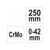 YATO Ívelt önzáró fogó 250 mm CrMo (YT-2473) YATO Ívelt önzáró fogó 250 mm CrMo (YT-2473)