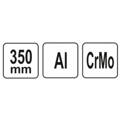 YATO Egykezes csőfogó 2' 350 mm alu (YT-2482) YATO Egykezes csőfogó 2' 350 mm alu (YT-2482)