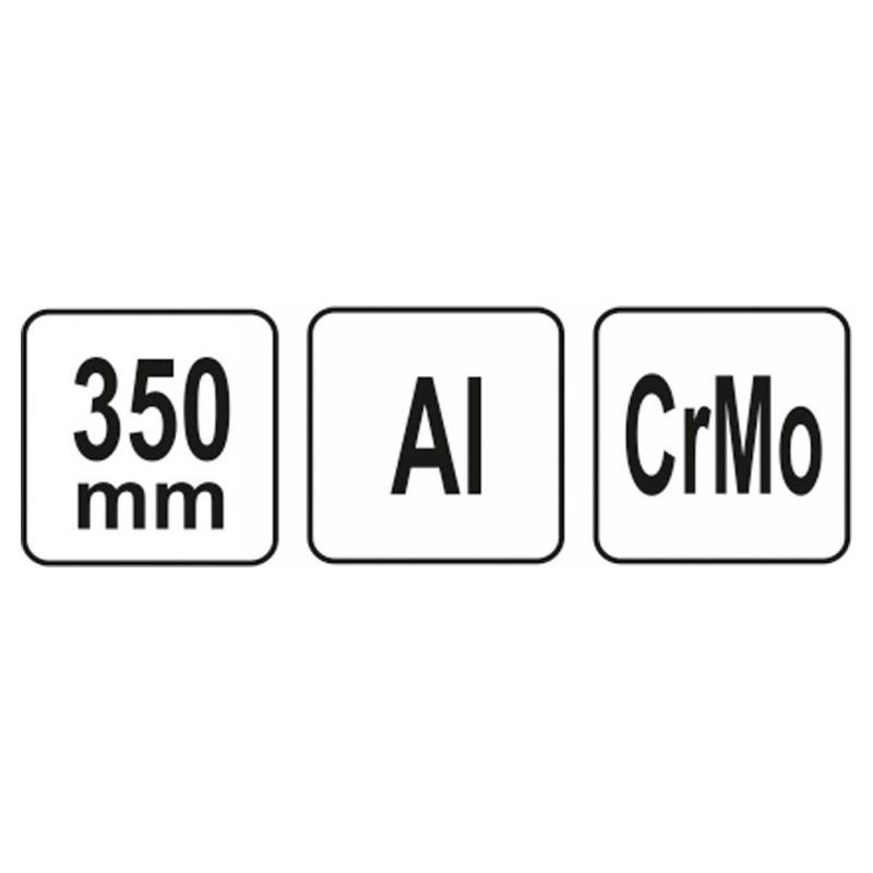 YATO Egykezes csőfogó 2' 350 mm alu (YT-2482)