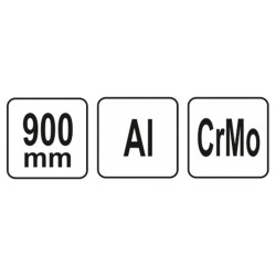 YATO Egykezes csőfogó 5' 900 mm alu (YT-2485) YATO Egykezes csőfogó 5' 900 mm alu (YT-2485)