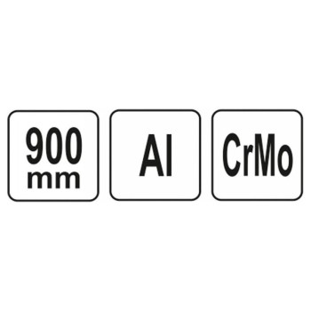 YATO Egykezes csőfogó 5' 900 mm alu (YT-2485)