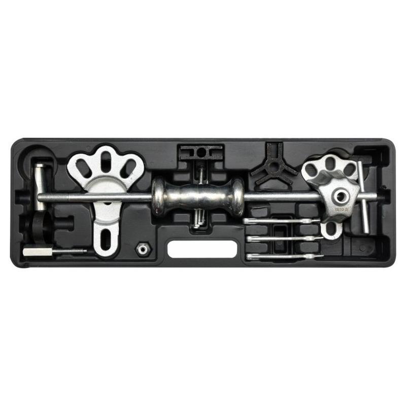 YATO Csúszósúlyos kerékagy- és csapágylehúzó készlet 16 részes (YT-25391)