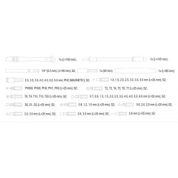 YATO Mobiltelefon szerelő szerszámkészlet 61 részes (YT-25760)