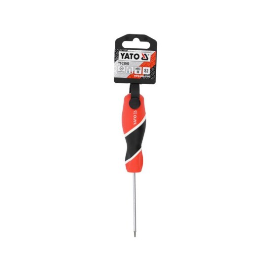 YATO Csavarhúzó lapos 2 x 75 mm mágneses S2 (YT-25900) YATO Csavarhúzó lapos 2 x 75 mm mágneses S2 (YT-25900)